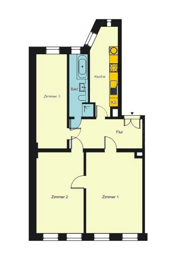 3 Zimmer Wohnung mit 85 m² in Leipzig – Bild 9