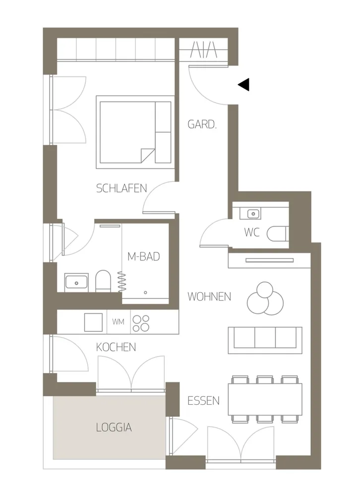 2 Zimmer Wohnung mit 55 m² in Regensburg – Bild 5