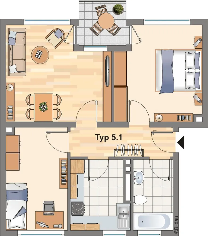 3 Zimmer Wohnung mit 60 m² in Gelsenkirchen – Bild 11