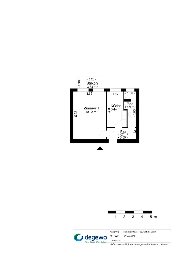 1 Zimmer Wohnung mit 38 m² in Berlin – Bild 5