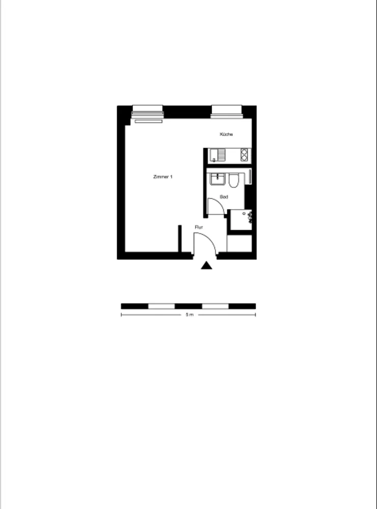 1 Zimmer Wohnung mit 22 m² in Berlin – Bild 3