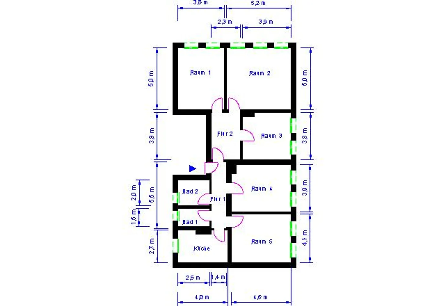 5 Zimmer Wohnung mit 136 m² in Magdeburg – Bild 7