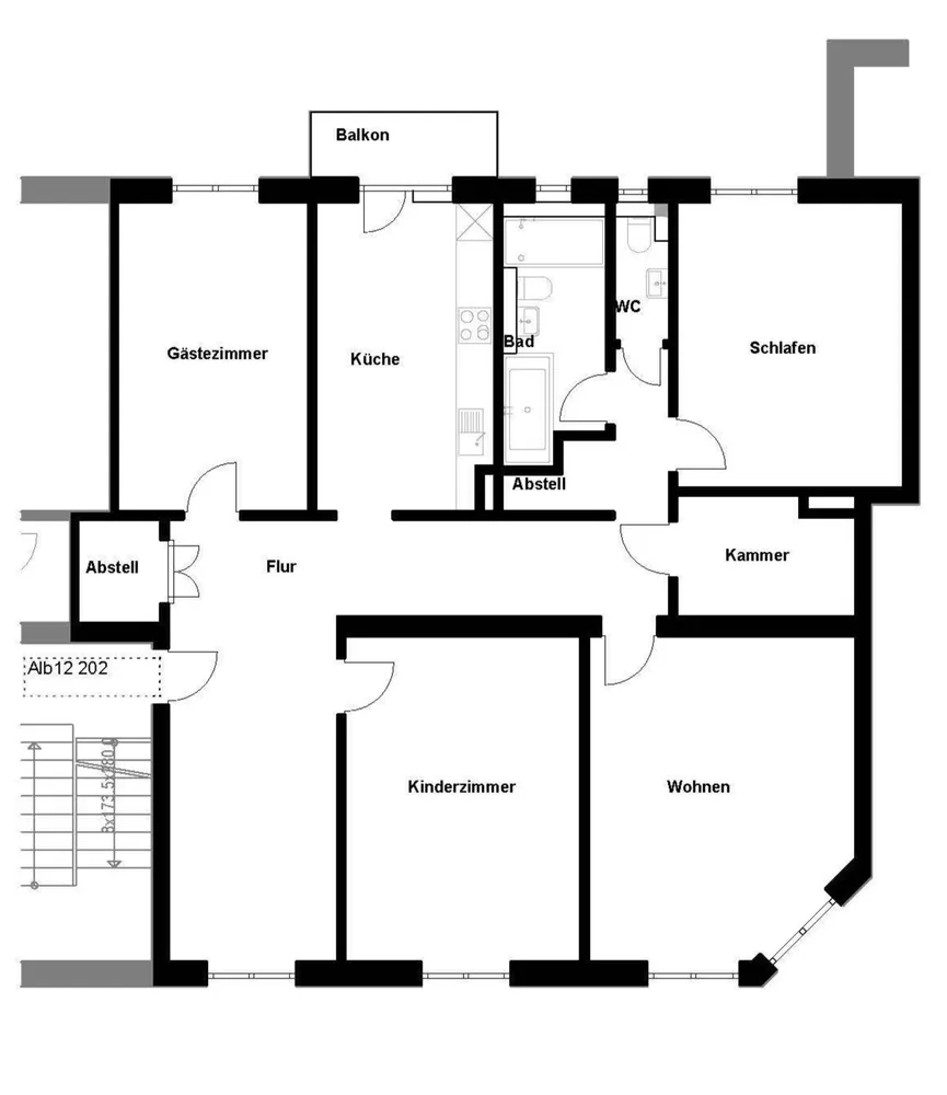 4 room apartment with 127 m² in Munich – Photo 2