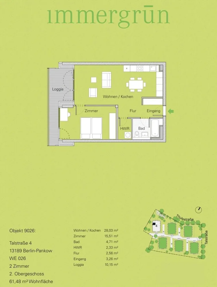2 Zimmer Wohnung mit 62 m² in Berlin – Bild 12