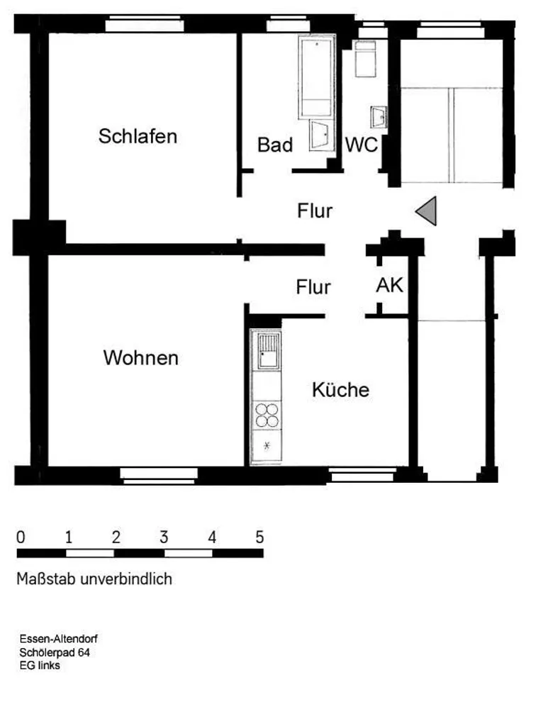 3 Zimmer Wohnung mit 60 m² in Essen – Bild 9