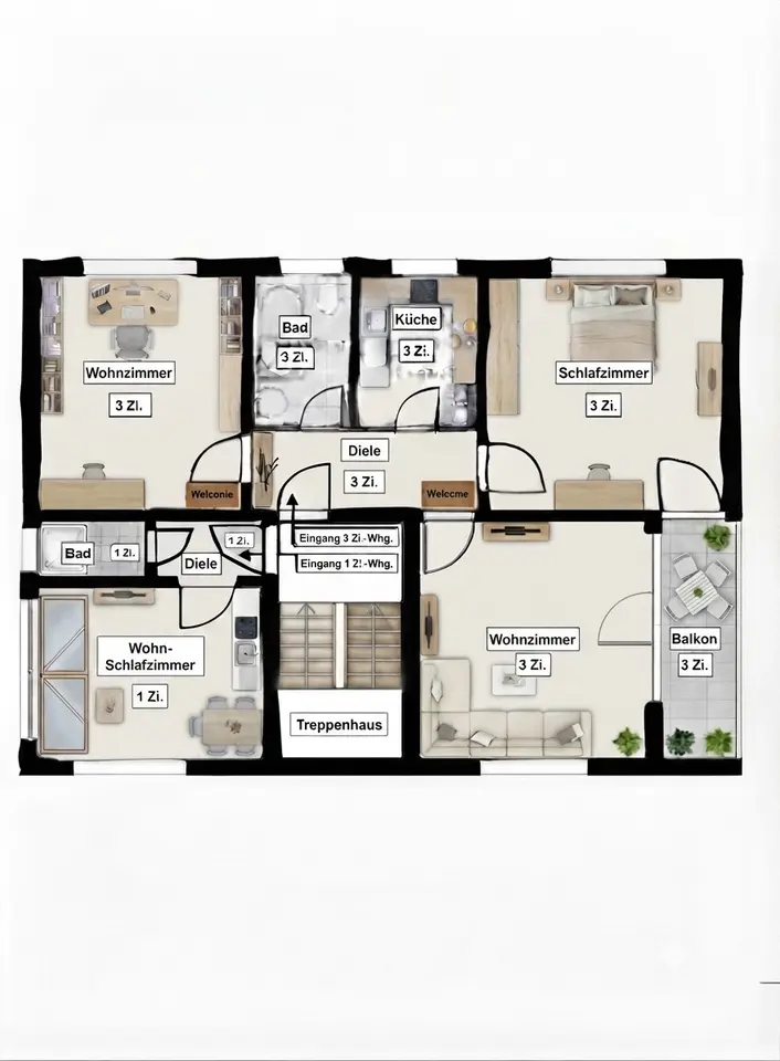 5 Zimmer Wohnung mit 99 m² in Duisburg – Bild 10