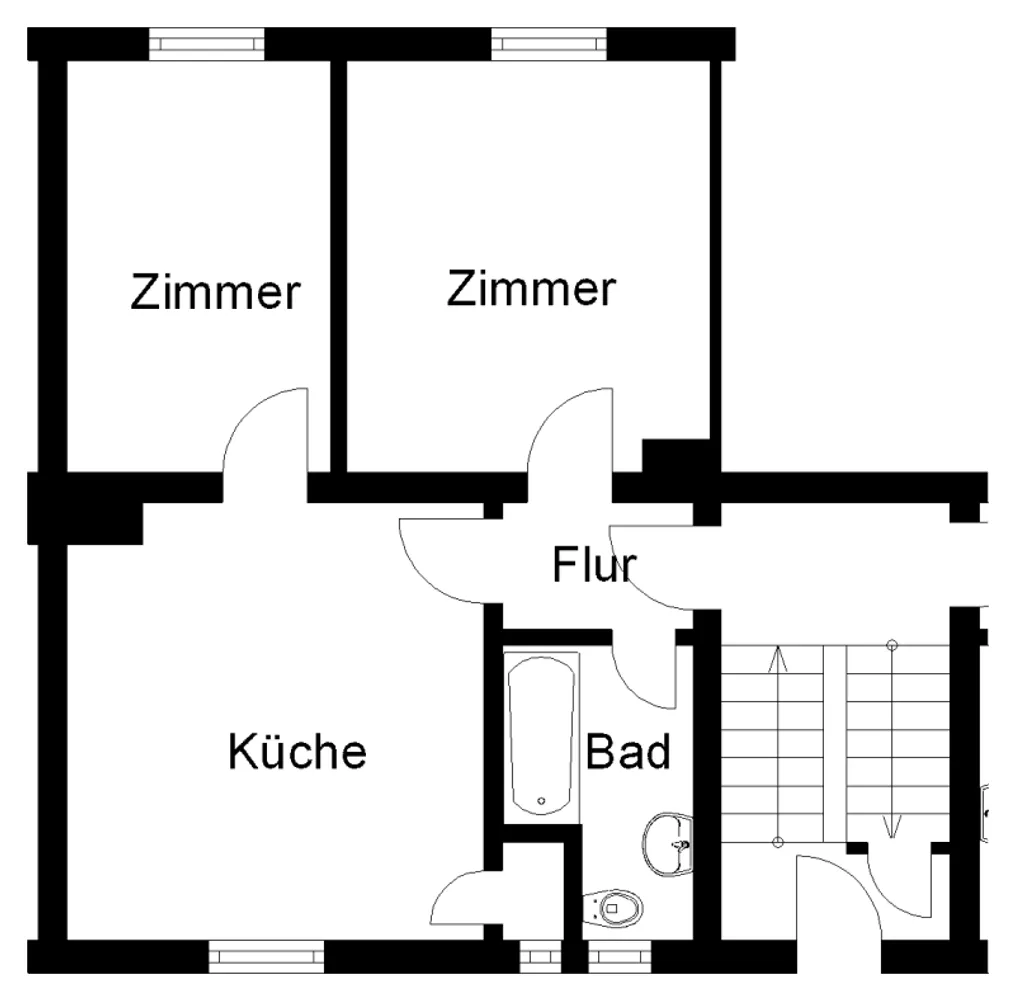 3 Zimmer Wohnung mit 53 m² in Osnabrück – Bild 2