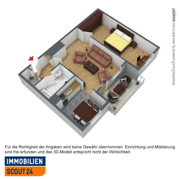 2 Zimmer Wohnung mit 61 m² in Dortmund – Bild 6