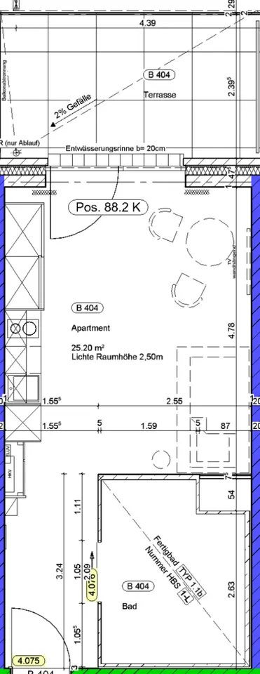 2 Zimmer Wohnung mit 36 m² in Osnabrück – Bild 8