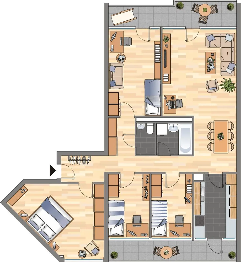 4 Zimmer Wohnung mit 105 m² in Oberhausen – Bild 2