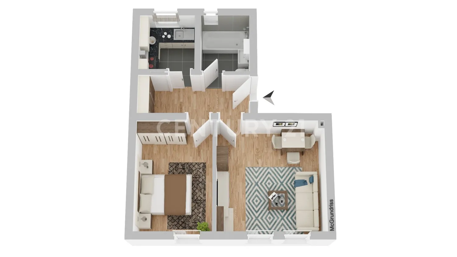 2 Zimmer Wohnung mit 51 m² in Nürnberg – Bild 8