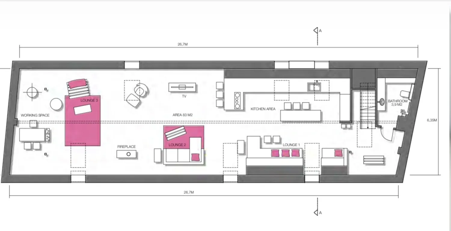 2 Zimmer Wohnung mit 114 m² in Frankfurt am Main – Bild 11