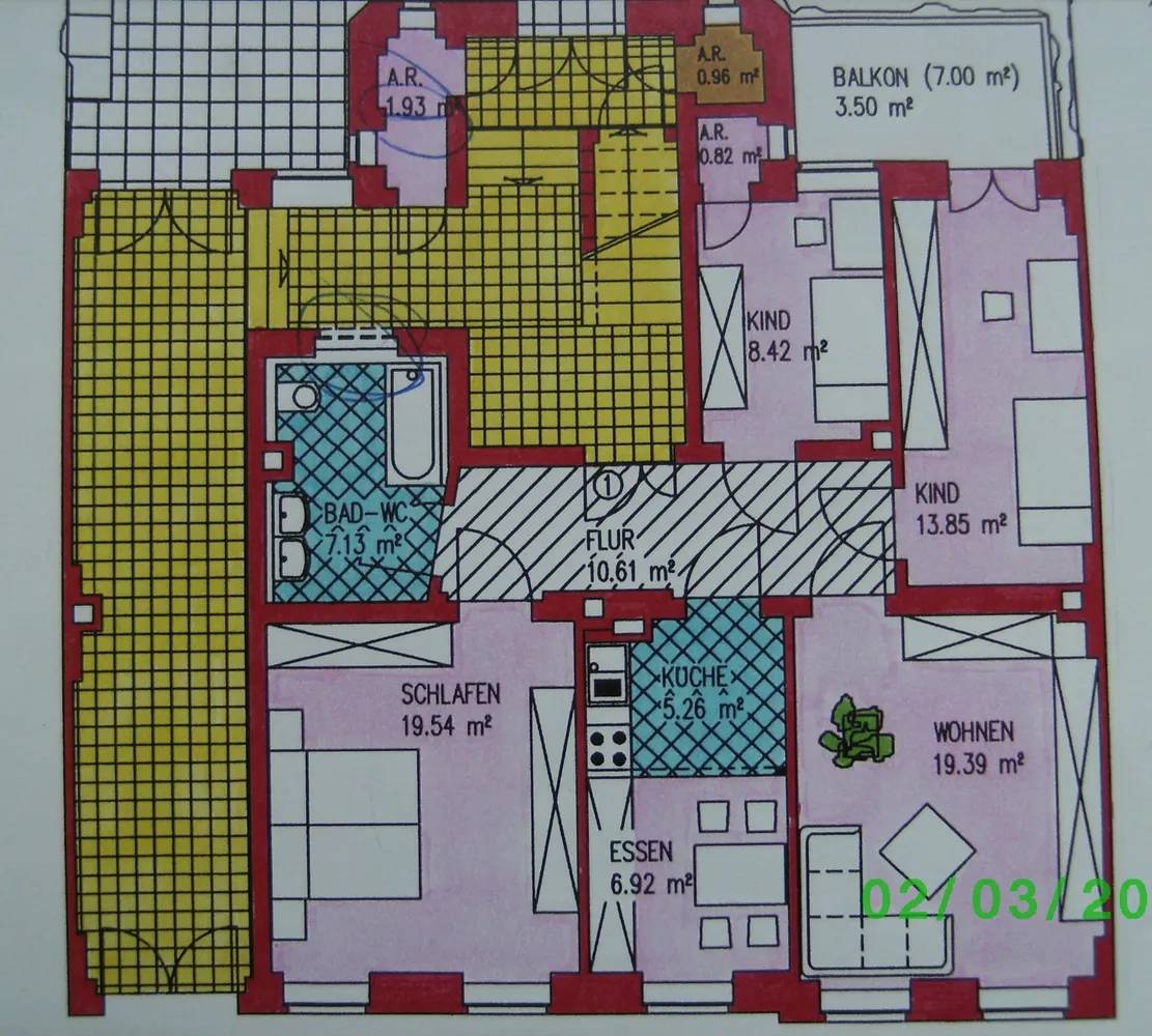 4 room apartment with 96 m² in Zwickau – Photo 3