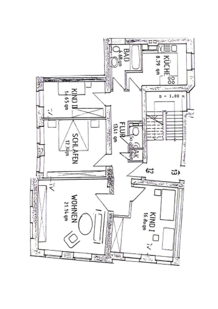 4 room apartment with 97 m² in Magdeburg – Photo 3