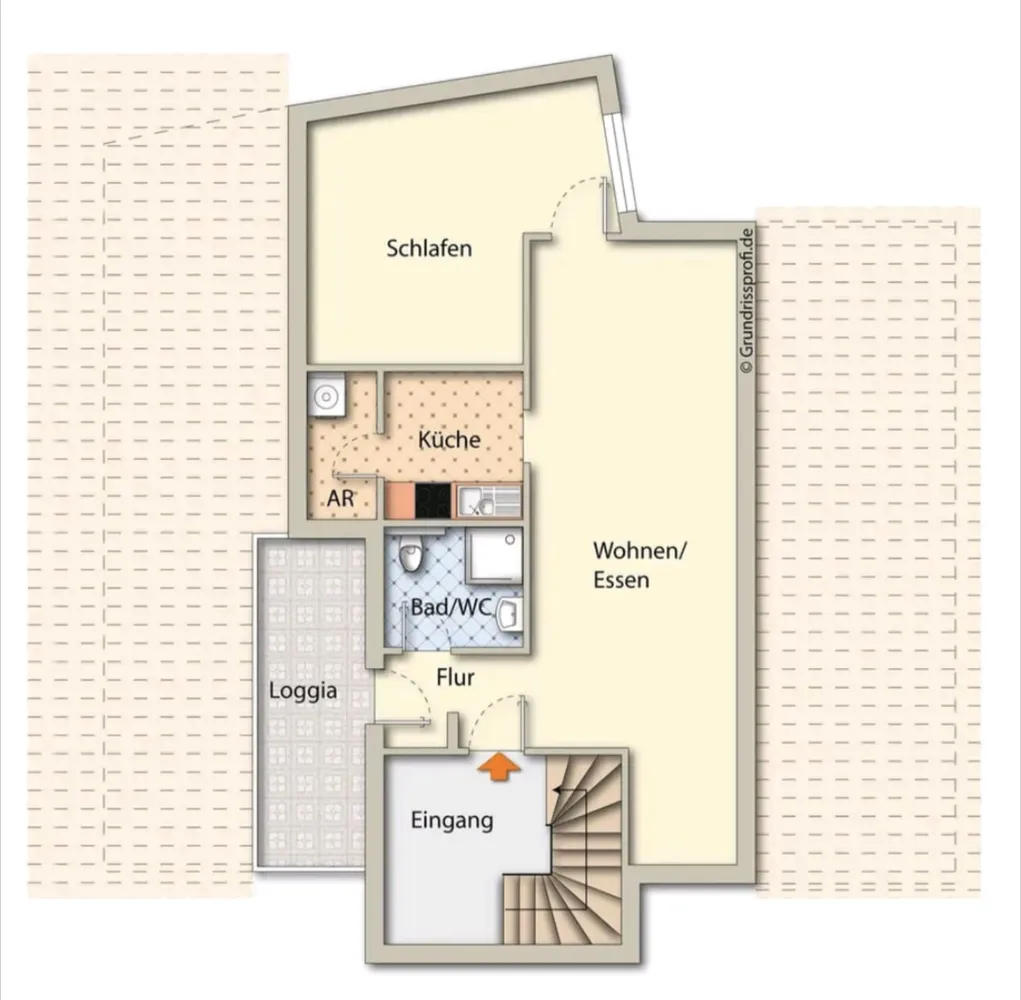 2 Zimmer Wohnung mit 71 m² in Lahr/Schwarzwald – Bild 6