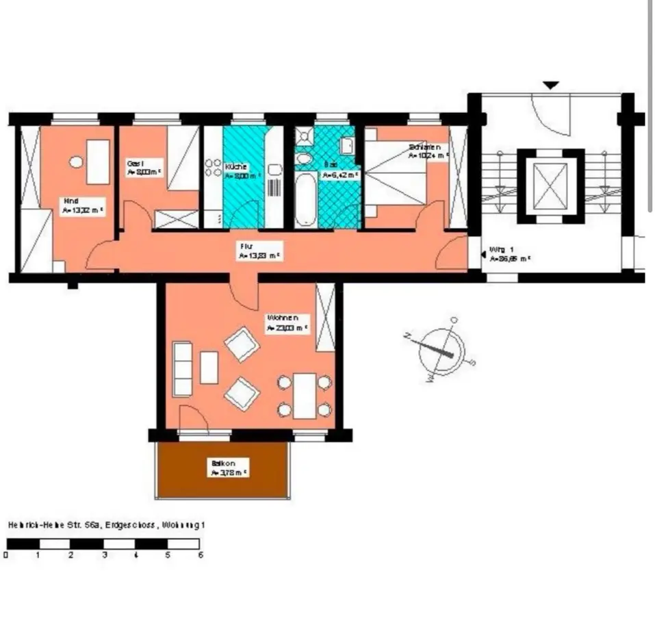 4 Zimmer Wohnung mit 85 m² in Zwickau – Bild 4