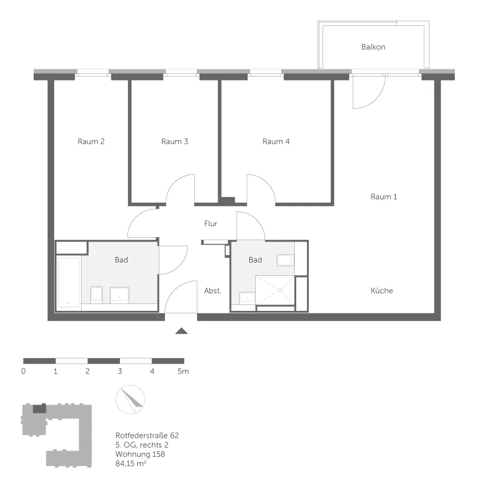 4 room apartment with 84 m² in Berlin – Photo 9