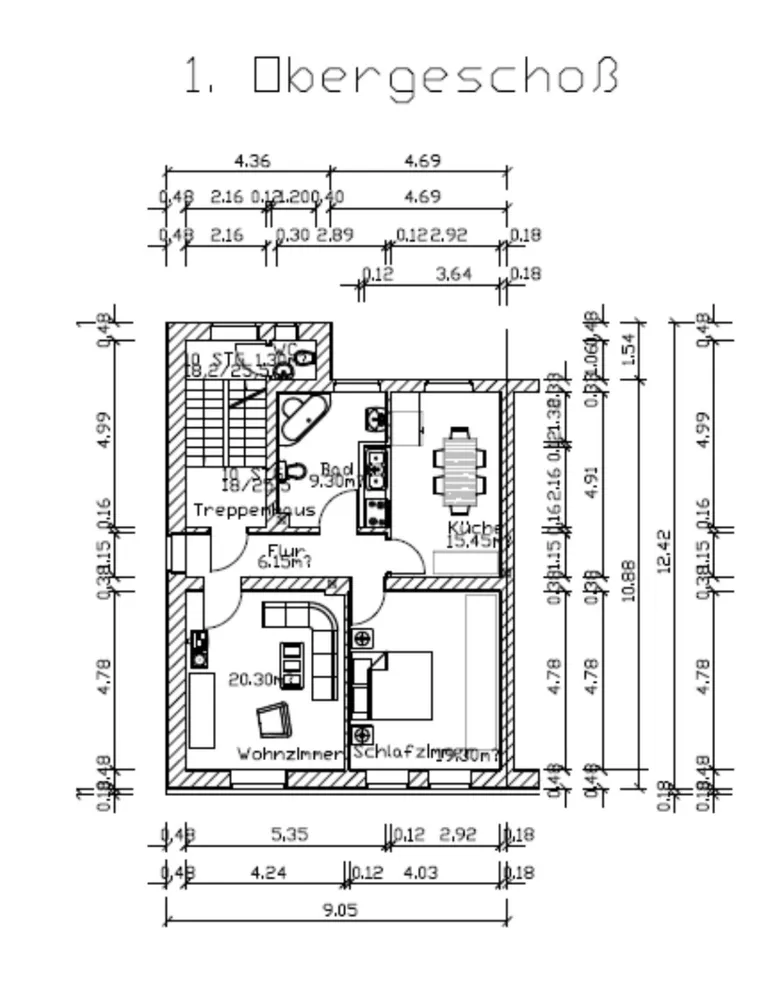 3 Zimmer Wohnung mit 71 m² in Bochum – Bild 1