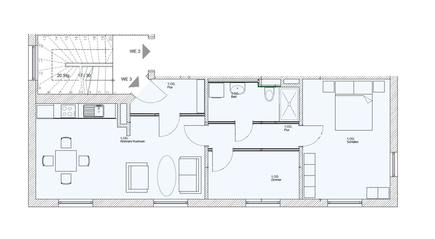 3 Zimmer Wohnung mit 63 m² in Weimar – Bild 9