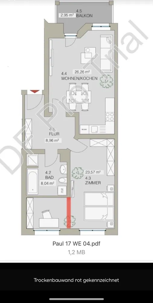 3 Zimmer Wohnung mit 69 m² in Leipzig – Bild 5