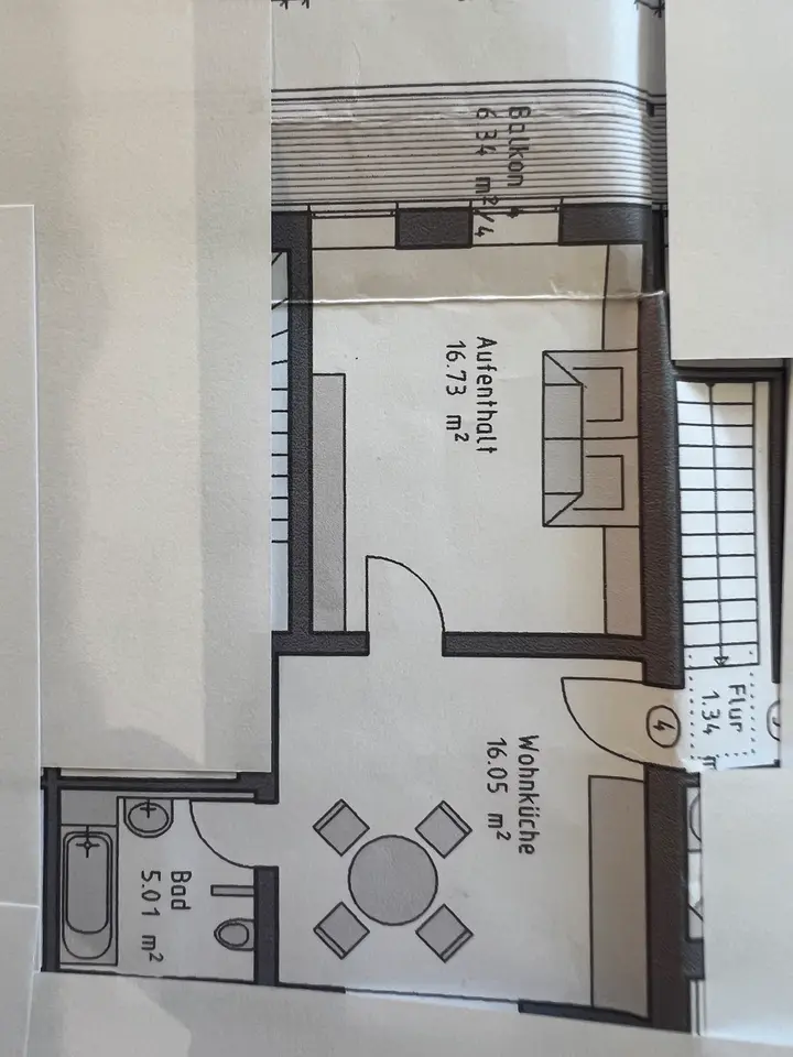 2 Zimmer Wohnung mit 40 m² in Cham – Bild 4