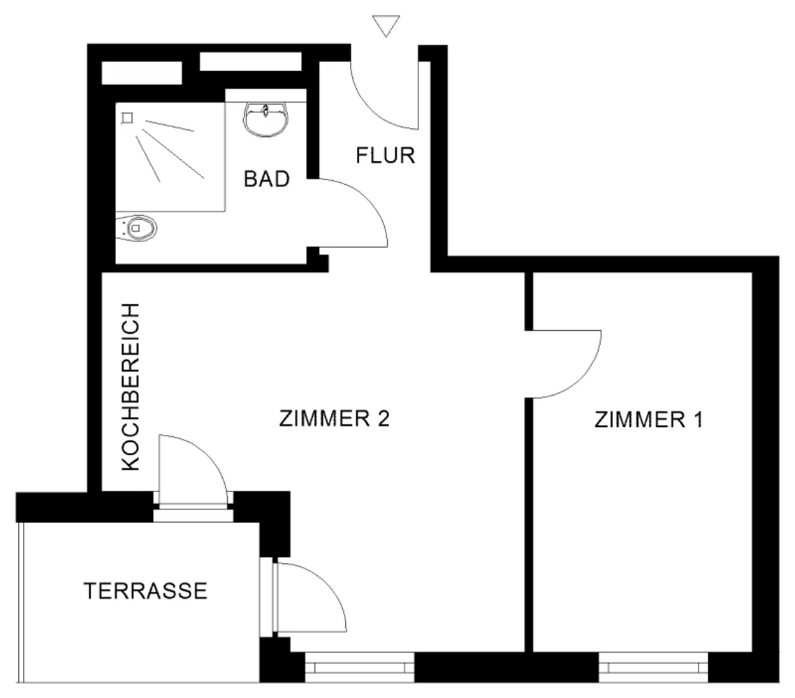2 Zimmer Wohnung mit 51 m² in Nürnberg – Bild 3