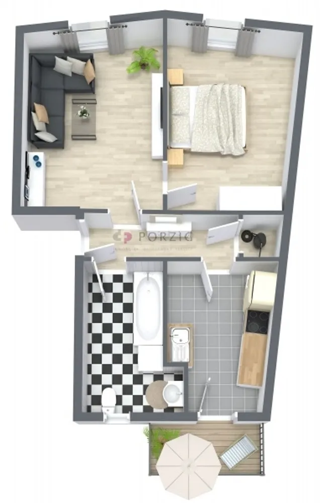 2 room apartment with 51 m² in Chemnitz – Photo 6