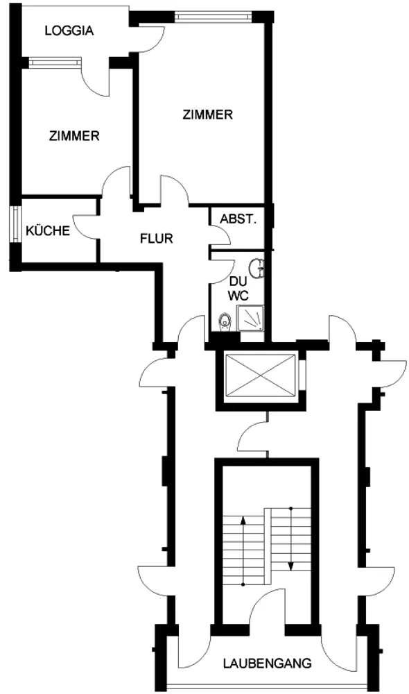 2 Zimmer Wohnung mit 58 m² in Stade – Bild 1