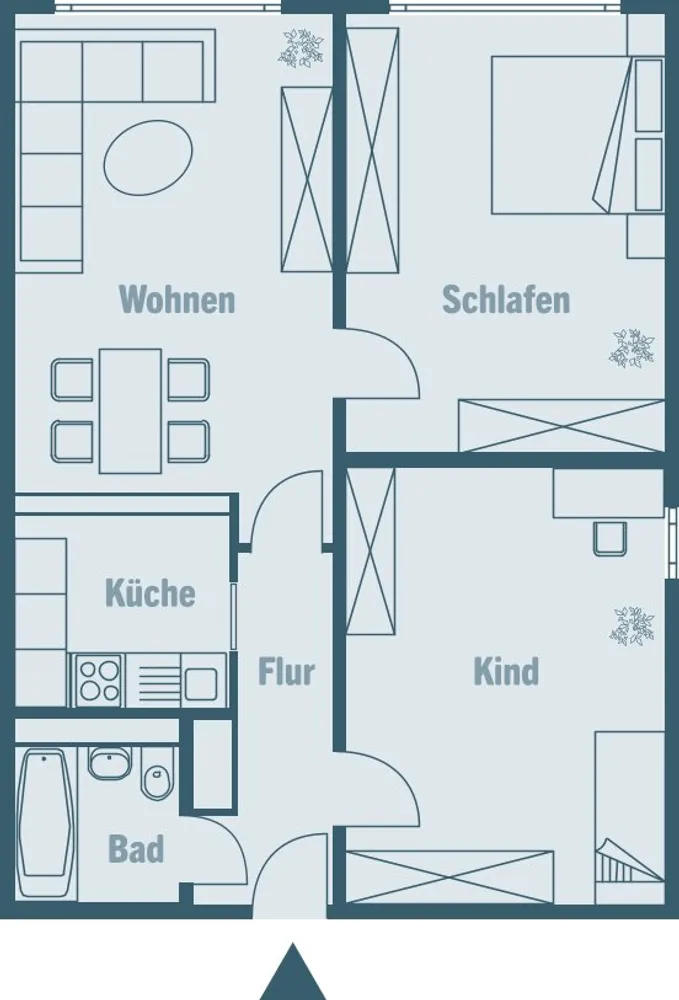 3 Zimmer Wohnung mit 65 m² in Magdeburg – Bild 8