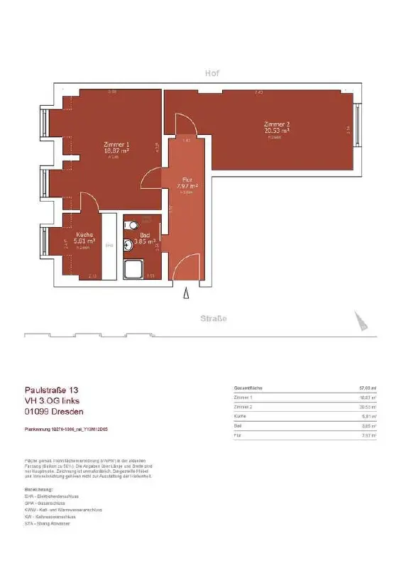 2 Zimmer Wohnung mit 57 m² in Dresden – Bild 4