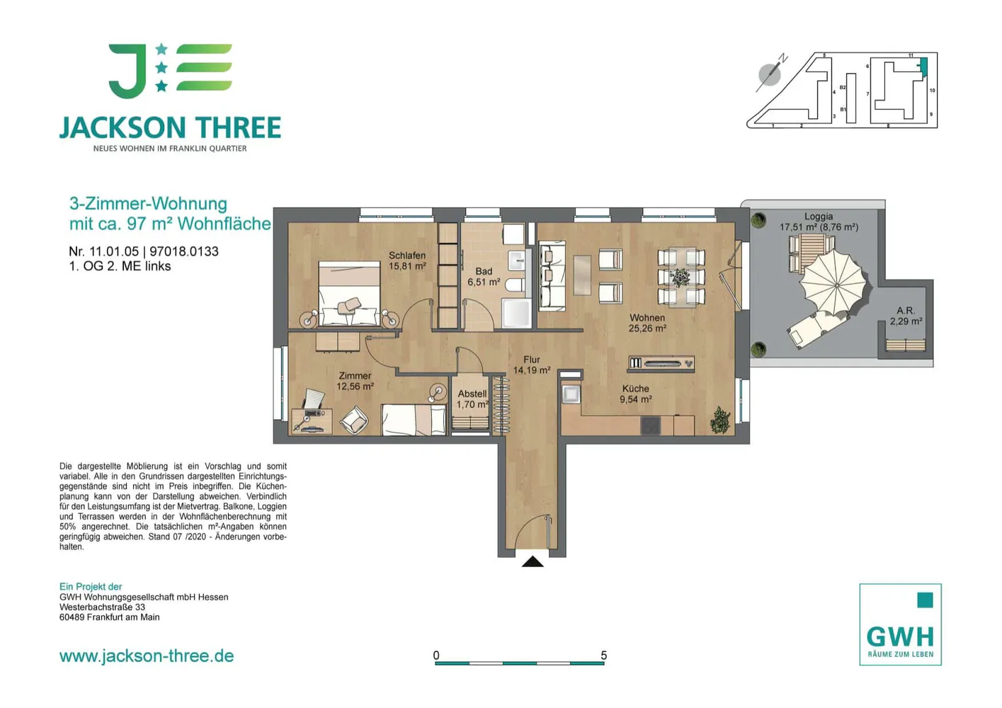 3 Zimmer Wohnung mit 97 m² in Mannheim – Bild 12