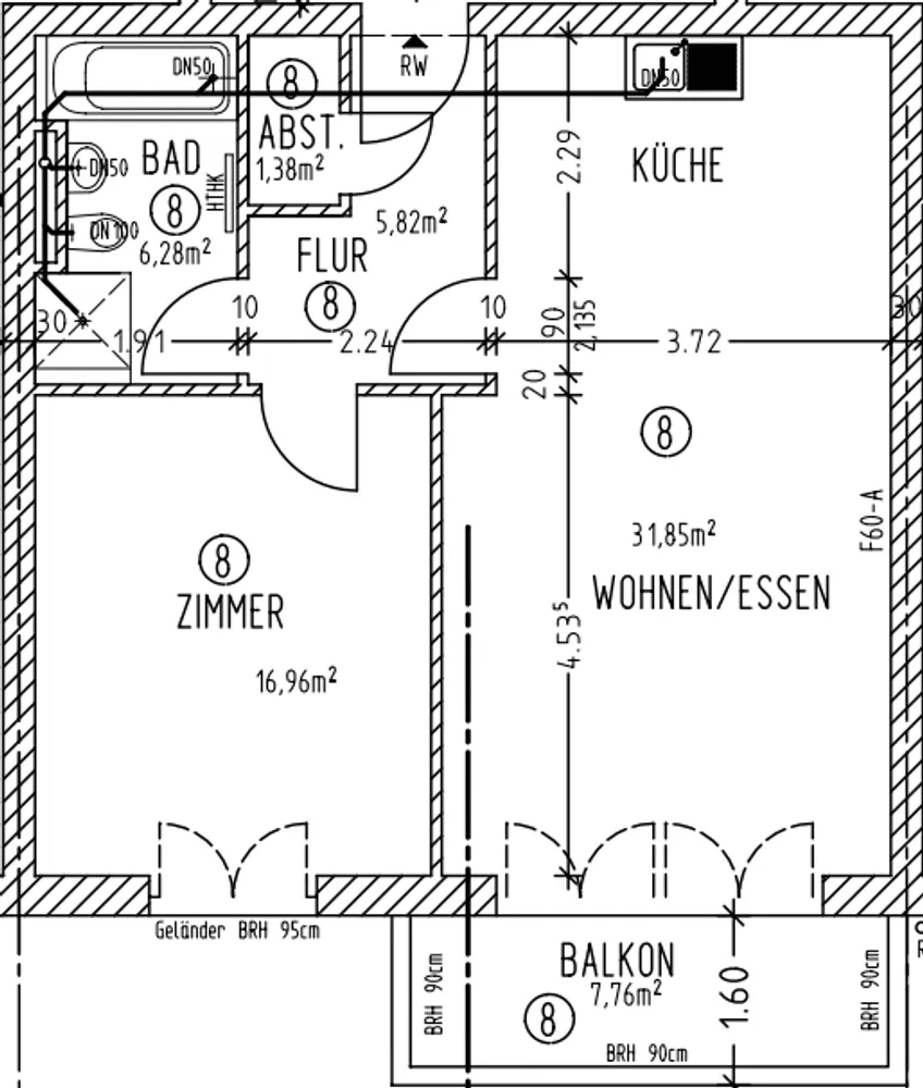 2 Zimmer Wohnung mit 66 m² in Solingen – Bild 7