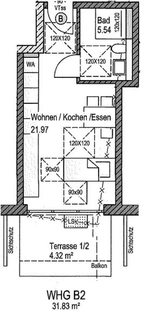 1 Zimmer Wohnung mit 32 m² in München – Bild 10