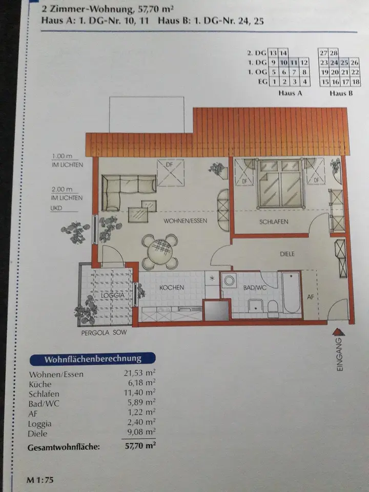 2 Zimmer Wohnung mit 58 m² in Heppenheim – Bild 5