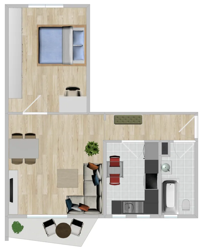 2 Zimmer Wohnung mit 51 m² in Düsseldorf – Bild 8