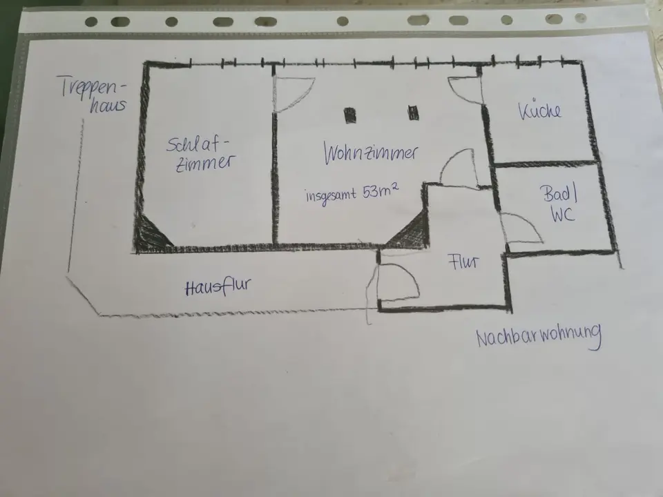 2 Zimmer Wohnung mit 53 m² in Rudolstadt – Bild 3