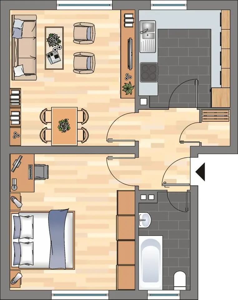 2 Zimmer Wohnung mit 58 m² in Worms – Bild 7
