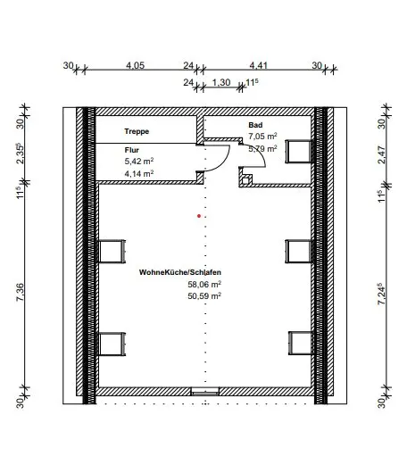 1 Zimmer Wohnung mit 56 m² in Bamberg – Bild 5