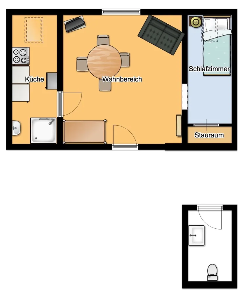 2 Zimmer Wohnung mit 38 m² in Kiel – Bild 7