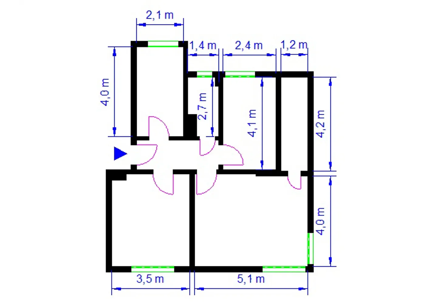 2 Zimmer Wohnung mit 63 m² in Magdeburg – Bild 9