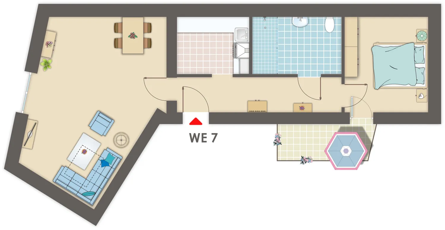 2 Zimmer Wohnung mit 68 m² in Düsseldorf – Bild 11
