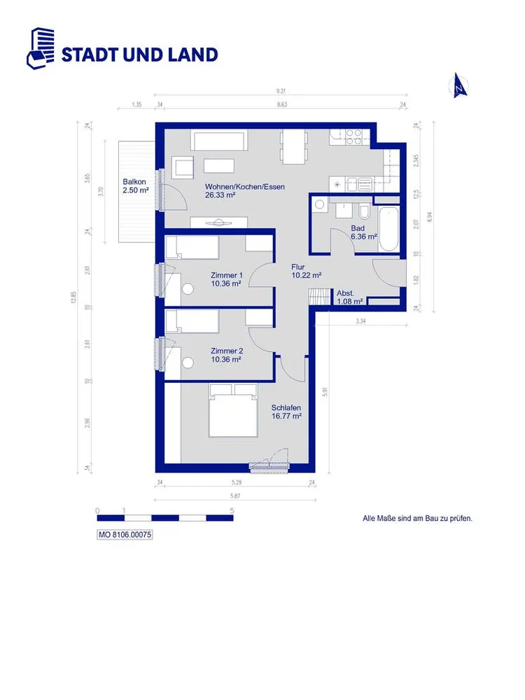 4 Zimmer Wohnung mit 84 m² in Berlin – Bild 4