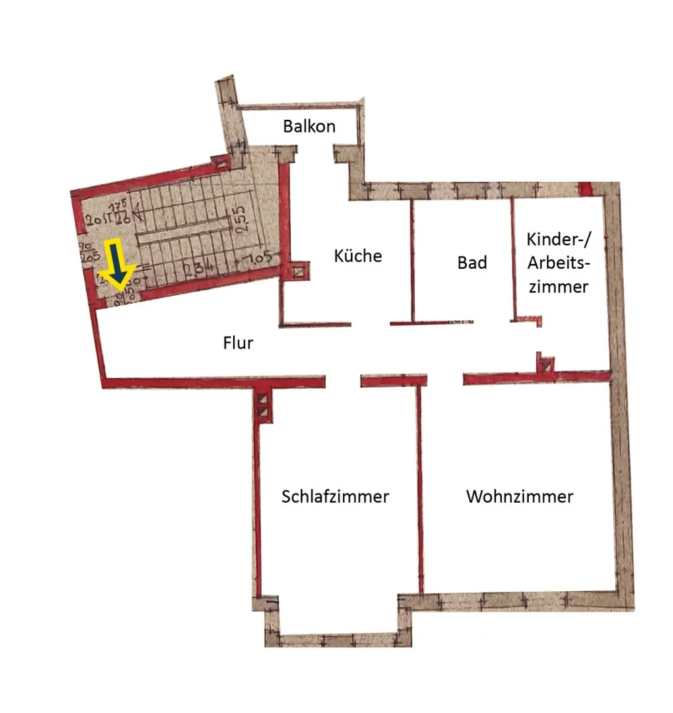 3 Zimmer Wohnung mit 94 m² in Nürnberg – Bild 7
