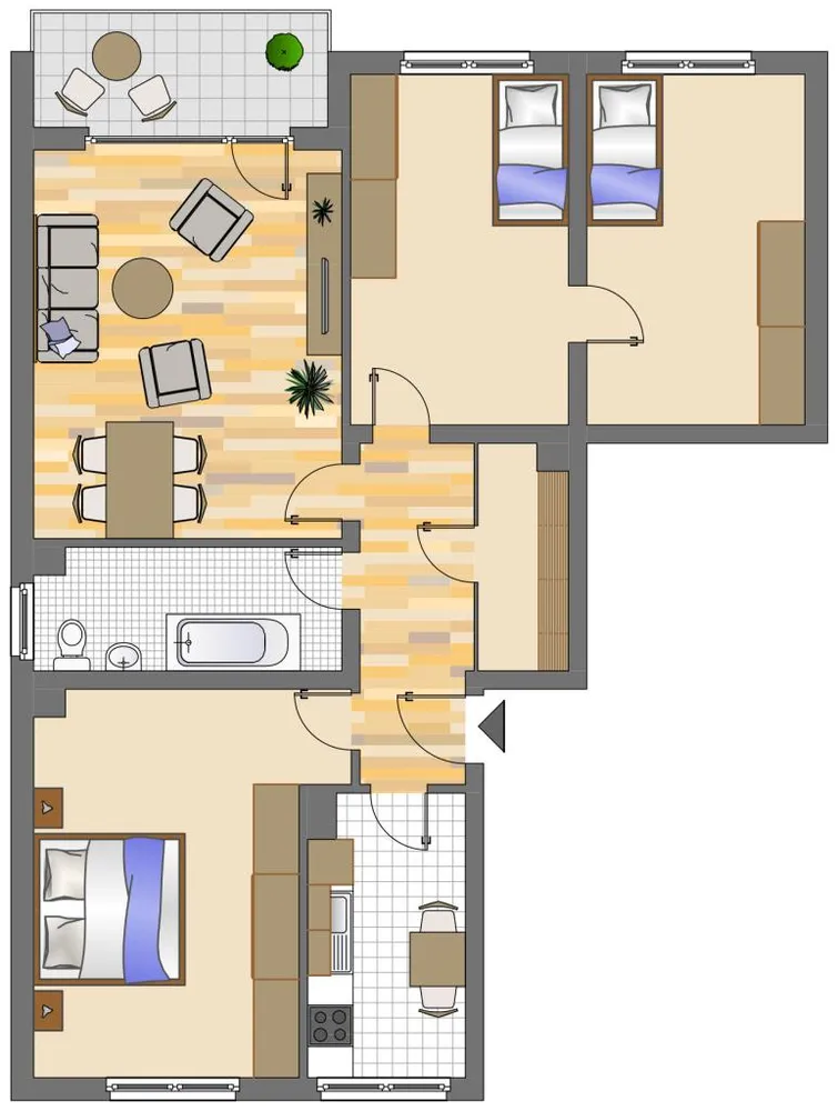 2 Zimmer Wohnung mit 65 m² in Leverkusen – Bild 2