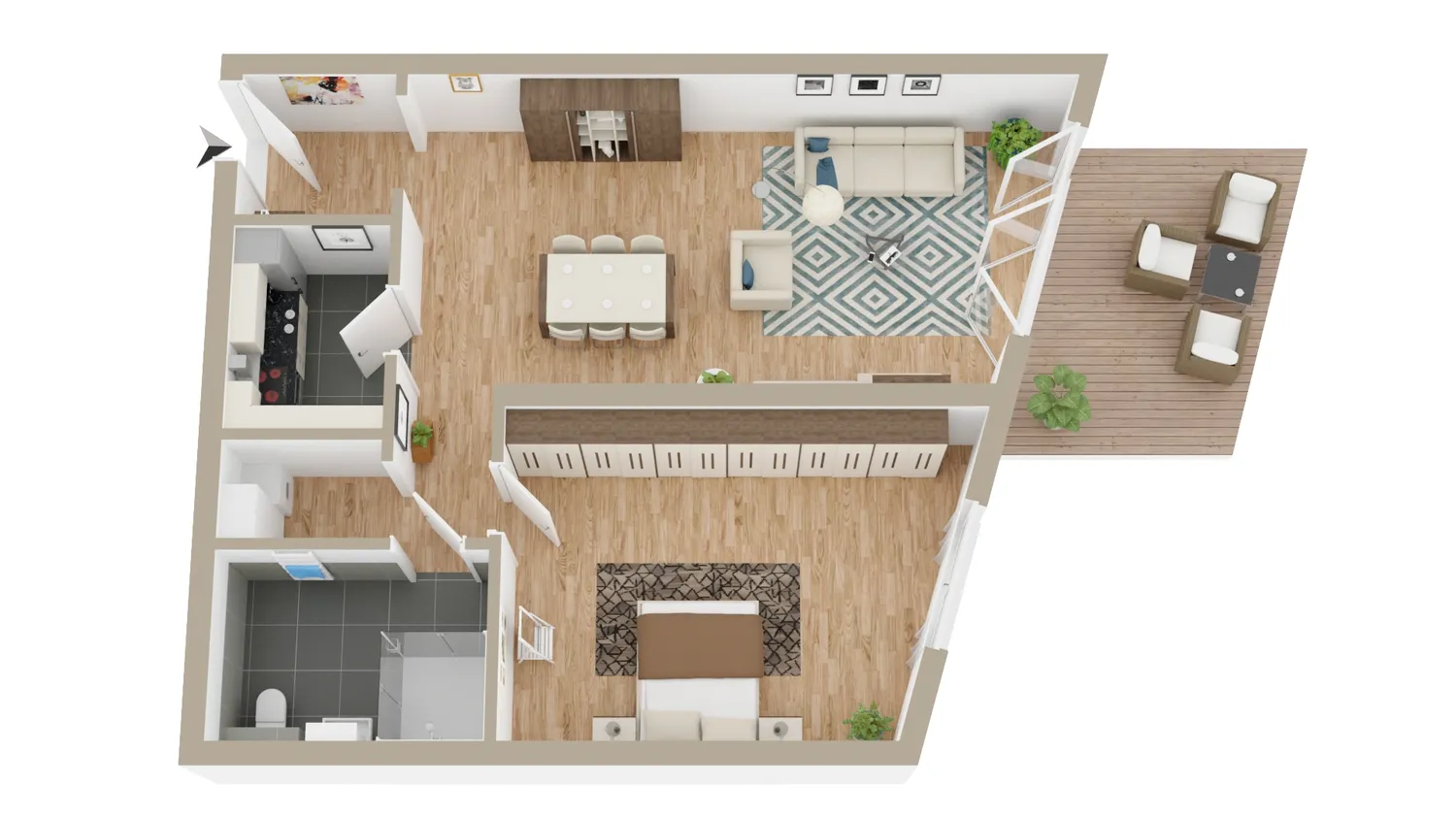 3 Zimmer Wohnung mit 71 m² in Münster – Bild 9
