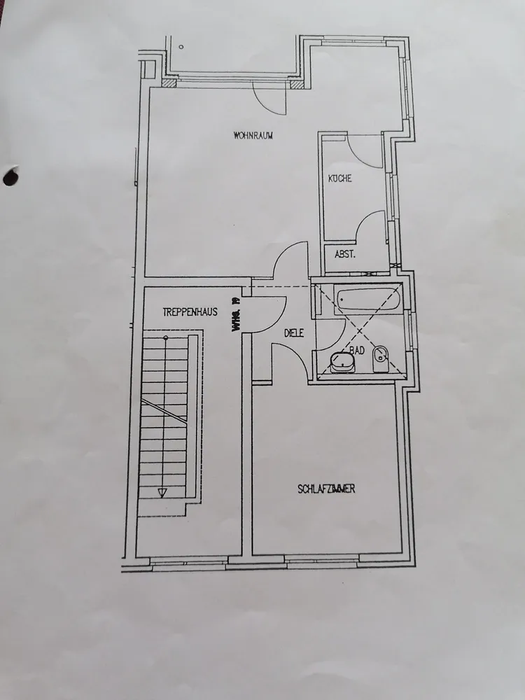 2 Zimmer Wohnung mit 50 m² in Solingen – Bild 1