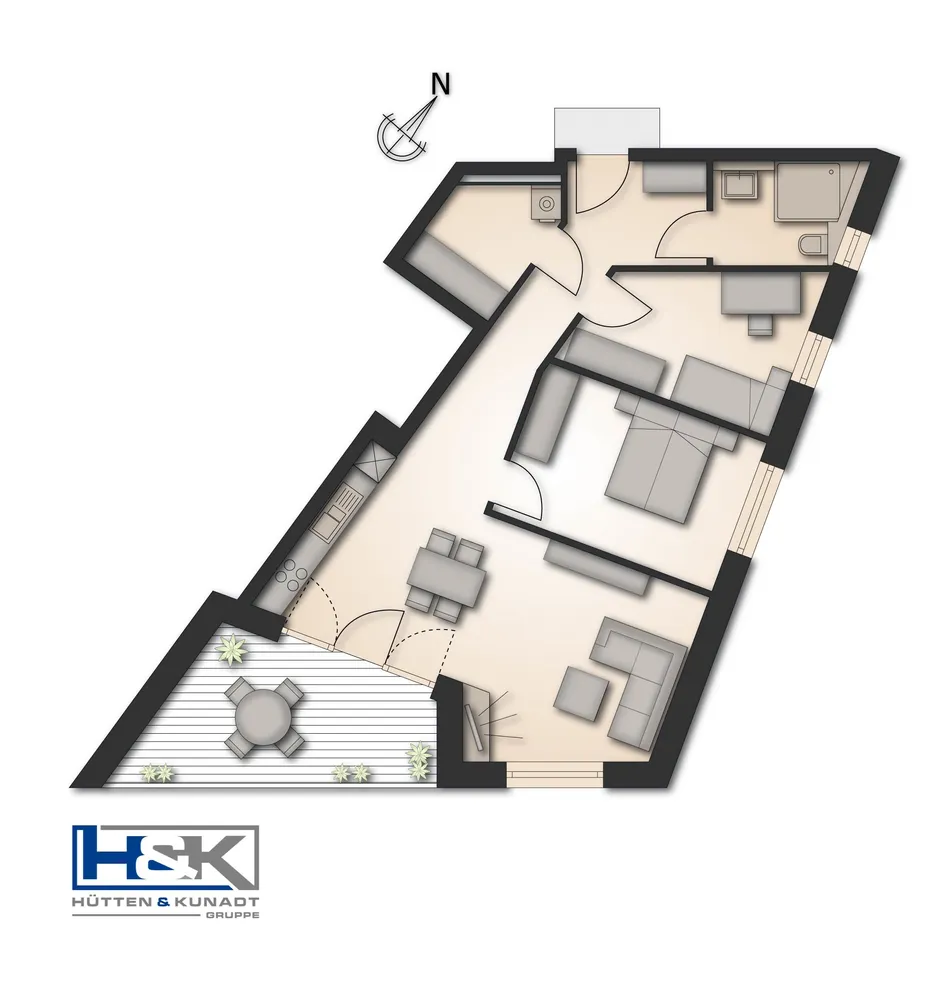 3 room apartment with 85 m² in Hamminkeln – Photo 3