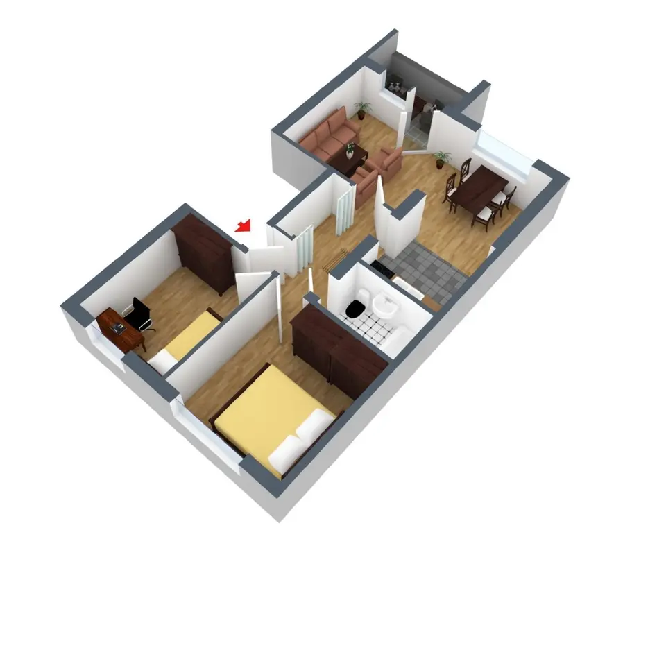 3 Zimmer Wohnung mit 57 m² in Halle (Saale) – Bild 5