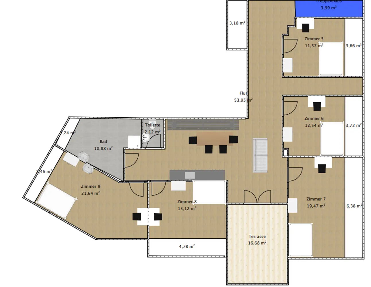 1 Zimmer Wohnung mit 12 m² in Stuttgart – Bild 10