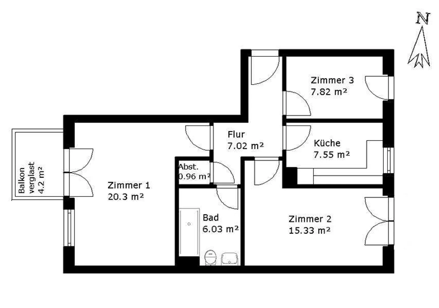 3 Zimmer Wohnung mit 67 m² in Ahrensburg – Bild 4